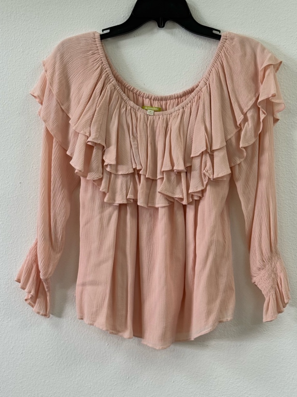 Gianni Bini  Ruffle Peasant Blouse